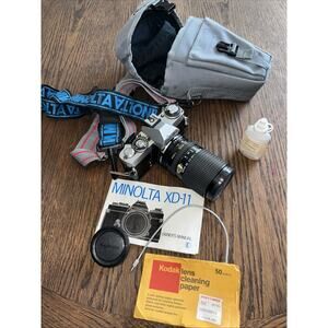 Minolta Camera XD 11 In Great Shape With Extras